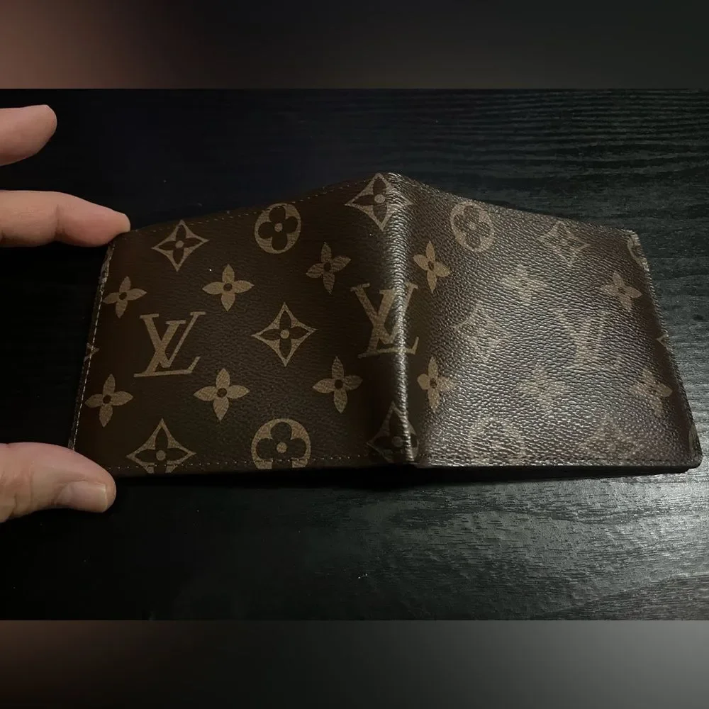 Brown Monogram Wallet / Card Holder for